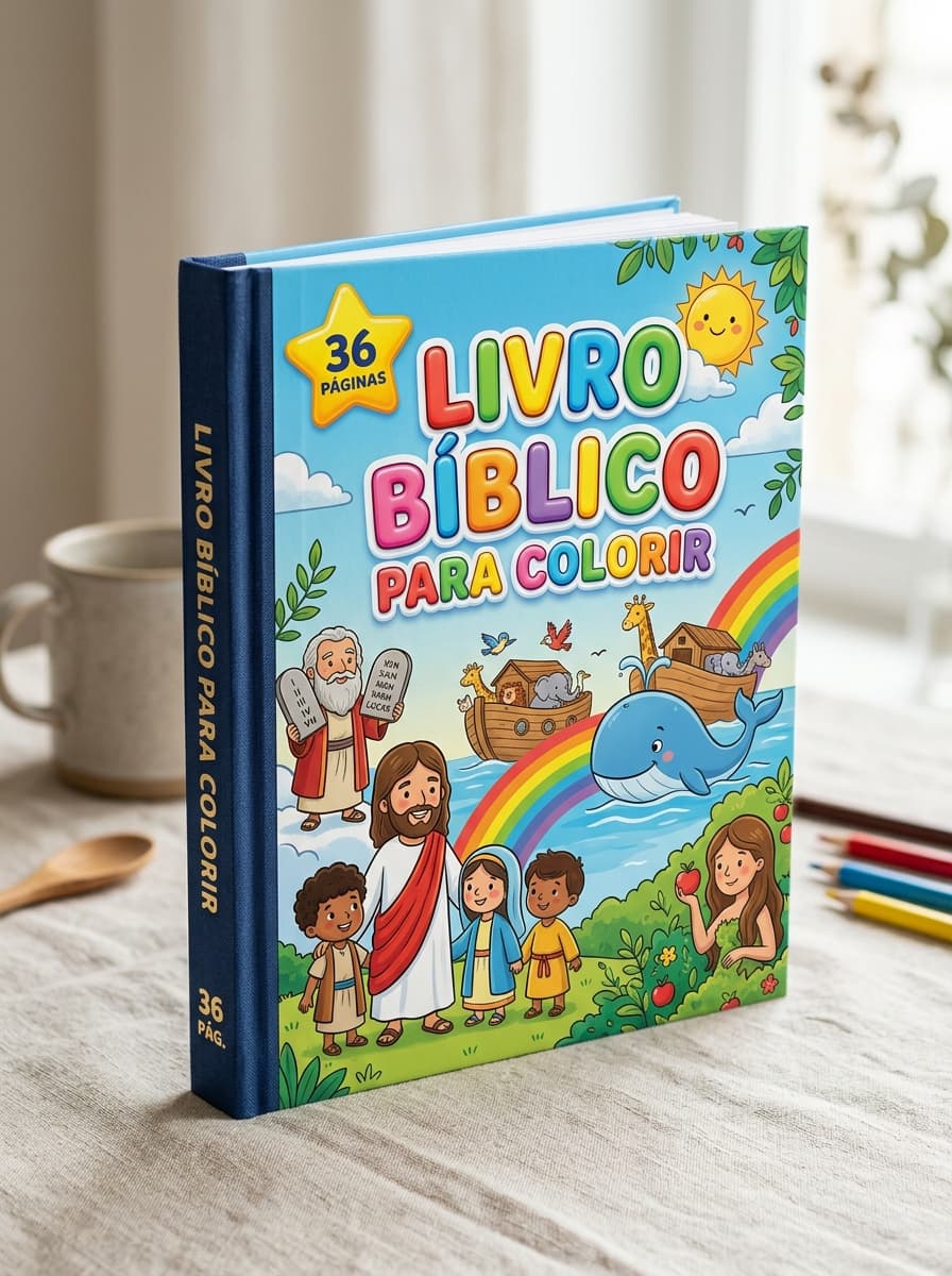 Livro Colorindo a Palavra de Deus
